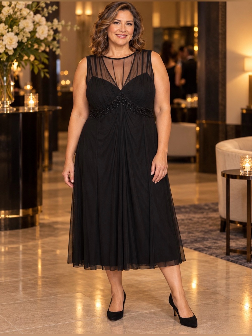 Lane Bryant size 18 black dress
